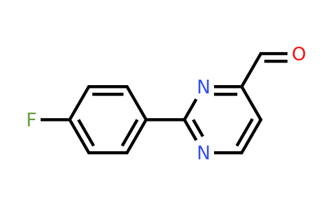 CAS 944900-53-2 | 2-(4-Fluorophenyl)pyrimidine-4-carbaldehyde