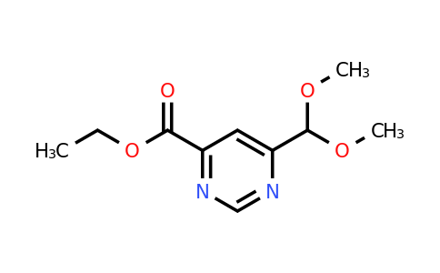 CAS 944900-59-8 | Ethyl 6-(dimethoxymethyl)pyrimidine-4-carboxylate