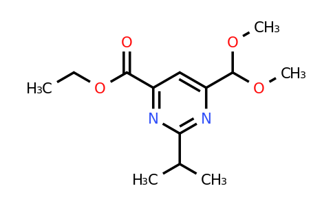 CAS 944900-62-3 | Ethyl 6-(dimethoxymethyl)-2-isopropylpyrimidine-4-carboxylate
