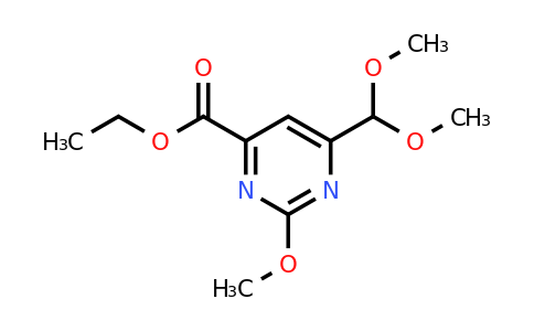 CAS 944900-65-6 | Ethyl 6-(dimethoxymethyl)-2-methoxypyrimidine-4-carboxylate