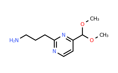 CAS 944900-74-7 | 3-[4-(Dimethoxymethyl)pyrimidin-2-YL]propan-1-amine