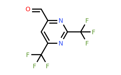 2,6-Bis(trifluoromethyl)pyrimidine-4-carbaldehyde