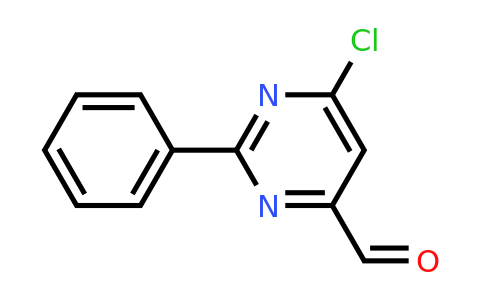 CAS 944901-17-1 | 6-Chloro-2-phenylpyrimidine-4-carbaldehyde