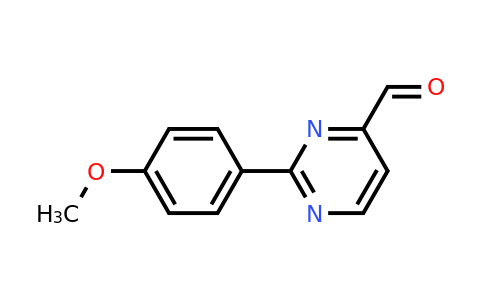 CAS 944901-39-7 | 2-(4-Methoxyphenyl)pyrimidine-4-carbaldehyde