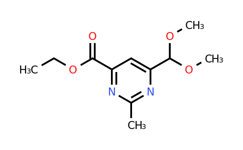 CAS 944901-45-5 | Ethyl 6-(dimethoxymethyl)-2-methylpyrimidine-4-carboxylate