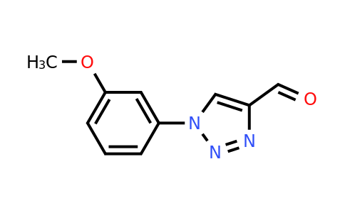 CAS 944901-49-9 | 1-(3-Methoxyphenyl)-1H-1,2,3-triazole-4-carbaldehyde