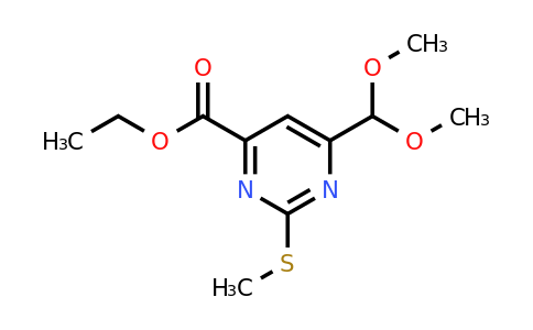 CAS 944901-51-3 | Ethyl 6-(dimethoxymethyl)-2-(methylthio)pyrimidine-4-carboxylate