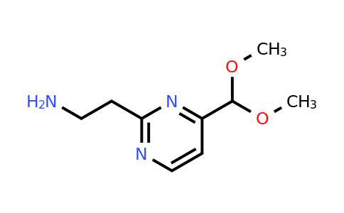 CAS 944901-54-6 | 2-[4-(Dimethoxymethyl)pyrimidin-2-YL]ethan-1-amine