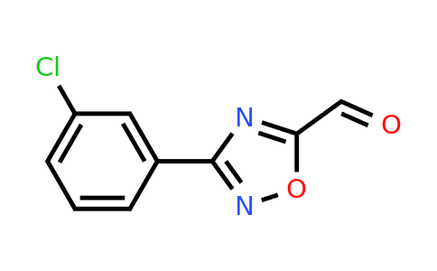CAS 944901-87-5 | 3-(3-Chlorophenyl)-1,2,4-oxadiazole-5-carbaldehyde