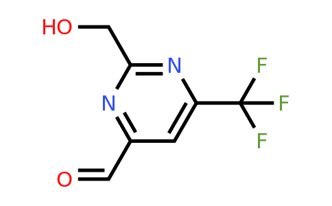 CAS 944901-88-6 | 2-(Hydroxymethyl)-6-(trifluoromethyl)pyrimidine-4-carbaldehyde