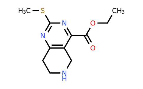 CAS 944901-89-7 | Ethyl 2-(methylthio)-5,6,7,8-tetrahydropyrido[4,3-D]pyrimidine-4-carboxylate