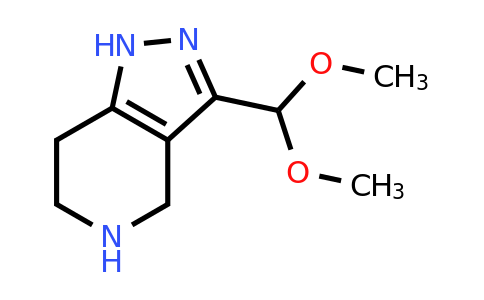CAS 944901-98-8 | 3-(Dimethoxymethyl)-4,5,6,7-tetrahydro-1H-pyrazolo[4,3-C]pyridine