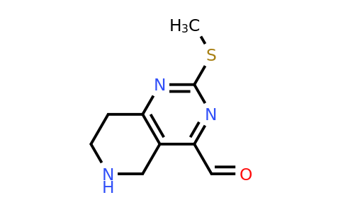 CAS 944902-85-6 | 2-(Methylthio)-5,6,7,8-tetrahydropyrido[4,3-D]pyrimidine-4-carbaldehyde