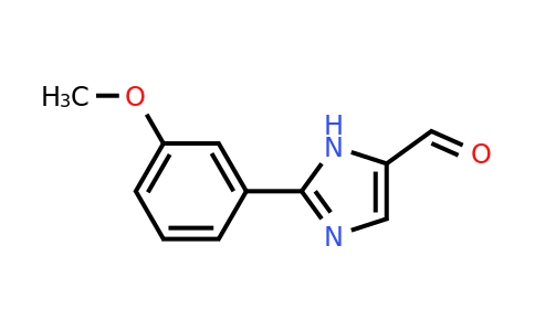 CAS 944903-80-4 | 2-(3-Methoxyphenyl)-1H-imidazole-5-carbaldehyde