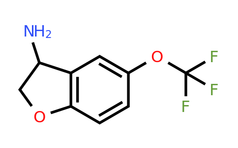 CAS 944904-30-7 | 5-(Trifluoromethoxy)-2,3-dihydrobenzo[B]furan-3-ylamine