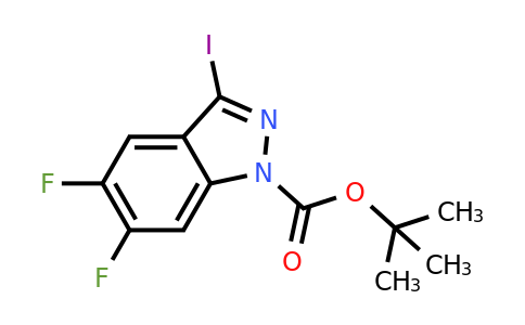 CAS 944904-51-2 | Tert-butyl 5,6-difluoro-3-iodo-1H-indazole-1-carboxylate