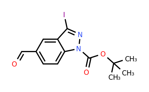 CAS 944904-53-4 | 1H-Indazole-1-carboxylic acid, 5-formyl-3-iodo-, 1,1-dimethylethyl ester