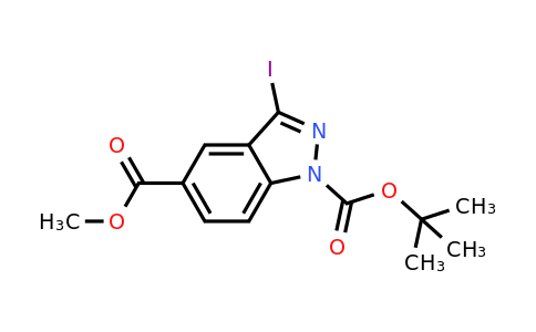 CAS 944904-57-8 | 1-Tert-butyl 5-methyl 3-iodo-1H-indazole-1,5-dicarboxylate