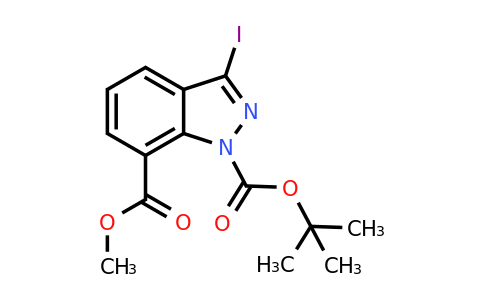 CAS 944904-59-0 | 1-Tert-butyl 7-methyl 3-iodo-1H-indazole-1,7-dicarboxylate