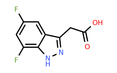 CAS 944904-63-6 | (5,7-Difluoro-1H-indazol-3-YL)acetic acid