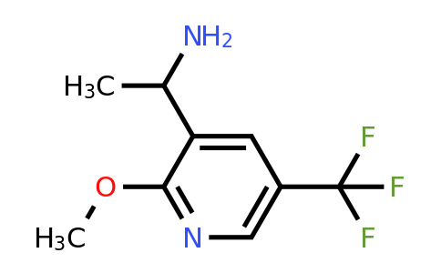 CAS 944904-76-1 | 1-(2-Methoxy-5-trifluoromethyl-pyridin-3-YL)-ethylamine
