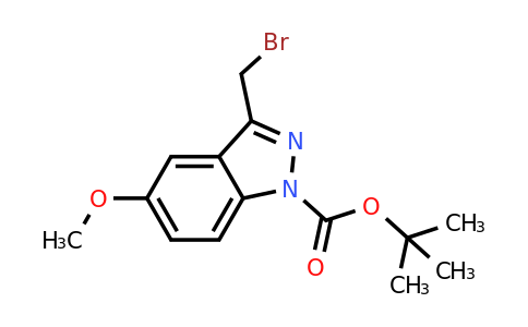 CAS 944904-78-3 | Tert-butyl 3-(bromomethyl)-5-methoxy-1H-indazole-1-carboxylate
