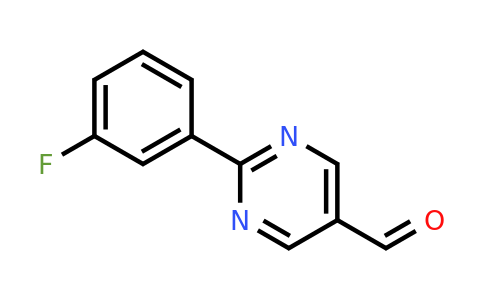 CAS 944904-96-5 | 2-(3-Fluorophenyl)pyrimidine-5-carbaldehyde