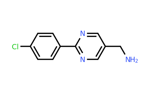 CAS 944905-14-0 | 1-[2-(4-Chlorophenyl)pyrimidin-5-YL]methanamine