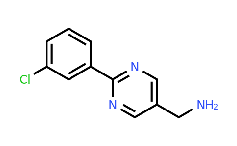 CAS 944905-20-8 | 1-[2-(3-Chlorophenyl)pyrimidin-5-YL]methanamine