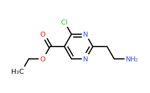 CAS 944905-28-6 | 2-[4-Chloro-5-(ethoxycarbonyl)pyrimidin-2-YL]ethanamine
