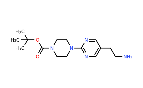 CAS 944905-76-4 | 2-(2-[4-(Tert-butoxycarbonyl)piperazin-1-YL]pyrimidin-5-YL)ethanamine