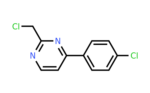 CAS 944906-03-0 | 2-(Chloromethyl)-4-(4-chlorophenyl)pyrimidine