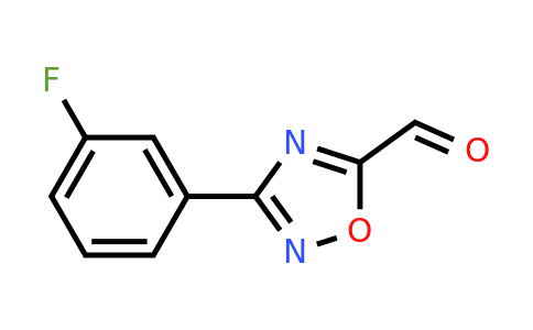 CAS 944906-14-3 | 3-(3-Fluorophenyl)-1,2,4-oxadiazole-5-carbaldehyde