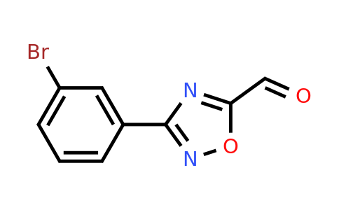 CAS 944906-17-6 | 3-(3-Bromophenyl)-1,2,4-oxadiazole-5-carbaldehyde