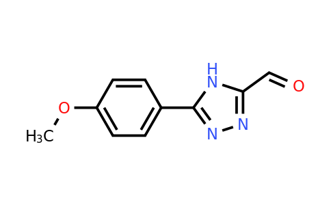 CAS 944906-31-4 | 5-(4-Methoxyphenyl)-4H-1,2,4-triazole-3-carbaldehyde