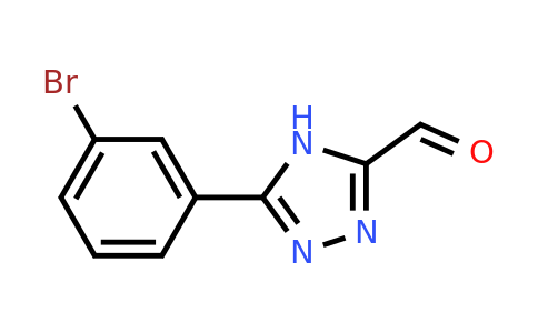 CAS 944906-37-0 | 5-(3-Bromophenyl)-4H-1,2,4-triazole-3-carbaldehyde