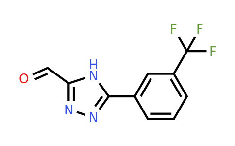 5-[3-(Trifluoromethyl)phenyl]-4H-1,2,4-triazole-3-carbaldehyde