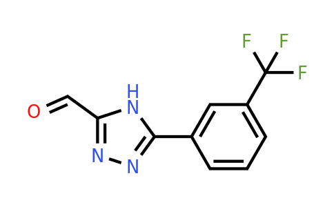 CAS 944906-40-5 | 5-[3-(Trifluoromethyl)phenyl]-4H-1,2,4-triazole-3-carbaldehyde