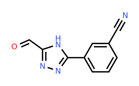 CAS 944906-43-8 | 3-(5-Formyl-4H-1,2,4-triazol-3-YL)benzonitrile
