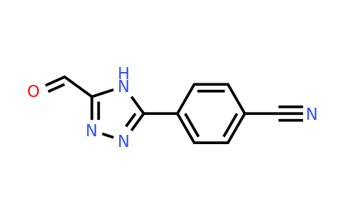 CAS 944906-49-4 | 4-(5-Formyl-4H-1,2,4-triazol-3-YL)benzonitrile