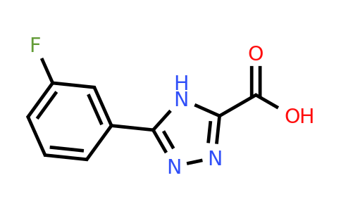 5-(3-Fluorophenyl)-4H-1,2,4-triazole-3-carboxylic acid