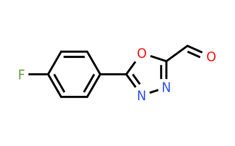 CAS 944907-00-0 | 5-(4-Fluorophenyl)-1,3,4-oxadiazole-2-carbaldehyde