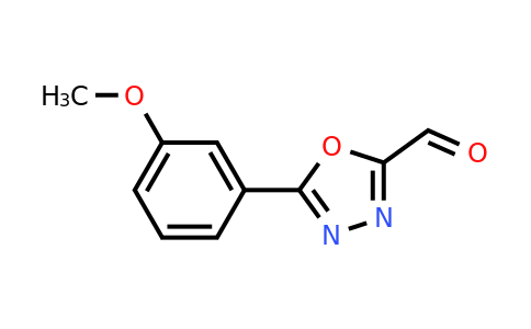 CAS 944907-09-9 | 5-(3-Methoxyphenyl)-1,3,4-oxadiazole-2-carbaldehyde
