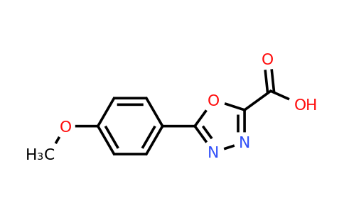 CAS 944907-16-8 | 5-(4-Methoxyphenyl)-1,3,4-oxadiazole-2-carboxylic acid