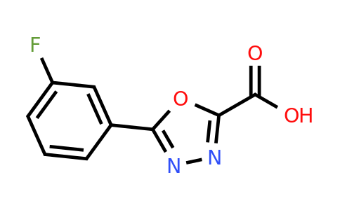 CAS 944907-17-9 | 5-(3-Fluorophenyl)-1,3,4-oxadiazole-2-carboxylic acid