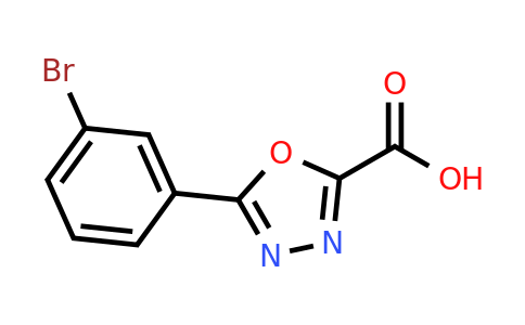 CAS 944907-18-0 | 5-(3-Bromophenyl)-1,3,4-oxadiazole-2-carboxylic acid