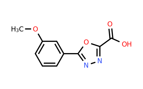 CAS 944907-19-1 | 5-(3-Methoxyphenyl)-1,3,4-oxadiazole-2-carboxylic acid