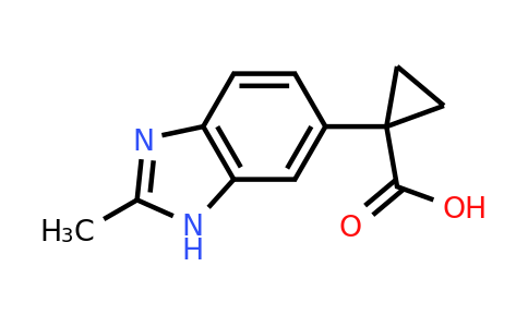 CAS 945244-36-0 | 1-(2-Methyl-1H-benzimidazol-6-yl)-cyclopropanecarboxylic acid
