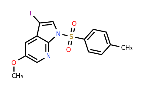 CAS 945256-30-4 | 3-iodo-5-methoxy-1-(p-tolylsulfonyl)pyrrolo[2,3-b]pyridine