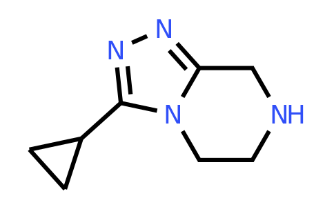 CAS 945262-32-8 | 3-Cyclopropyl-5,6,7,8-tetrahydro-[1,2,4]triazolo[4,3-A]pyrazine
